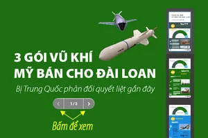 3 gói vũ khí 5 tỉ USD Mỹ bán cho Đài Loan gần đây