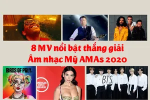 8 MV nổi bật thắng giải Âm nhạc Mỹ AMAs 2020