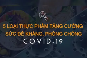 5 loại thực phẩm tăng cường sức đề kháng, phòng chống COVID-19