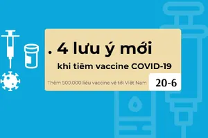 COVID-19: Thêm nửa triệu liều vaccine về Việt Nam, 4 lưu ý mới khi tiêm