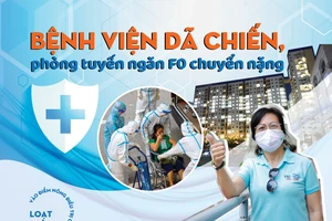 Bệnh viện dã chiến, phòng tuyến ngăn F0 chuyển nặng 