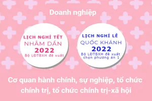 Đề xuất lịch nghỉ tết Nhâm Dần và nghỉ lễ Quốc khánh 2022