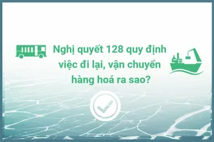 Nghị quyết 128 quy định việc đi lại, vận chuyển hàng hoá ra sao?