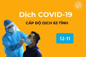 Dịch COVID-19 ngày 12-11: 2 tỉnh miền Tây điều chỉnh cấp độ dịch