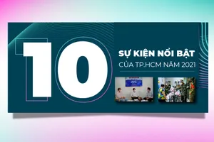 Infographic 10 sự kiện nổi bật năm 2021 của TP.HCM