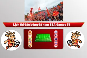 Lịch thi đấu bóng đá nam SEA Games 31