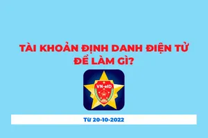 Tài khoản định danh điện tử để làm gì?