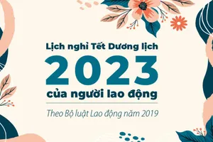 Người lao động được nghỉ Tết Dương lịch 2023 mấy ngày?
