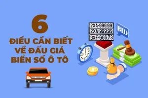 6 điều cần biết về đấu giá biển số ô tô 