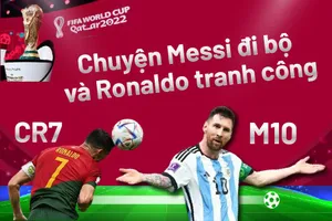 Chuyện Messi đi bộ và Ronaldo tranh công