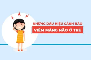 Infographic: Những dấu hiệu cảnh báo viêm màng não ở trẻ