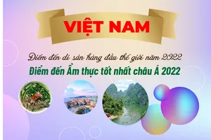 Việt Nam nhận 2 giải thưởng quốc tế lớn về điểm đến Di sản và Ẩm thực