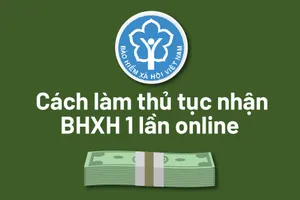Cách làm thủ tục nhận BHXH 1 lần online