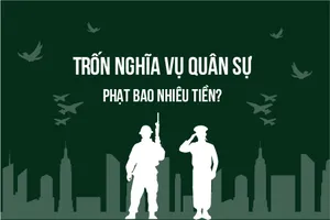 Trốn nghĩa vụ quân sự: Phạt bao nhiêu tiền?