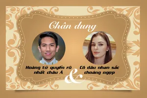 Chân dung hoàng tử quyến rũ nhất châu Á và cô dâu hoàng gia nhan sắc choáng ngợp