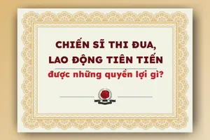 Chiến sĩ thi đua, lao động tiên tiến được những quyền lợi gì?