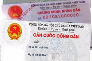 Căn cước công dân: Có việc chạy số đẹp hay không?