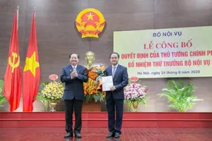 Ông Vũ Chiến Thắng nói gì khi giữ chức Thứ trưởng Bộ Nội vụ?