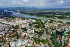 Một góc thành phố Huế. Ảnh: NGUYỄN DO 