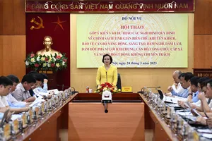 Khẩn trương ban hành nghị định khuyến khích, bảo vệ cán bộ dám nghĩ, dám làm