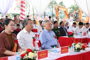 Đồng loạt khởi công xây dựng các trường phổ thông nội trú tại các xã biên giới đất liền