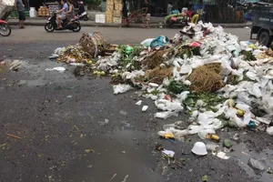 Chợ và nỗi lo về rác thải 