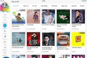 NhacCuaTui 6.0 giao diện mới tùy biến theme