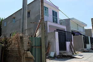 Nhà không phép nằm gần ủy ban phường