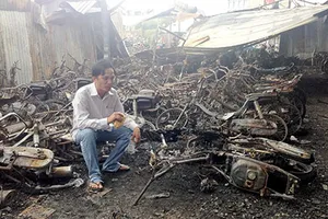 Cháy xe, chủ bãi phải bồi thường