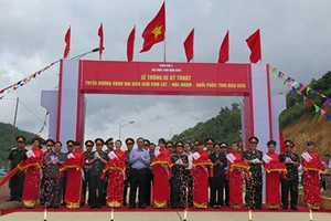 Điện Biên: Thông xe kỹ thuật tuyến đường vành đai biên giới