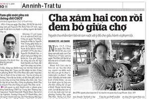 Không thể để tồn tại nạn cha hiếp con