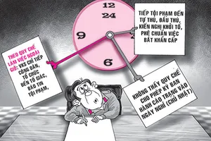 Ký cáo trạng vào Chủ nhật, được không?