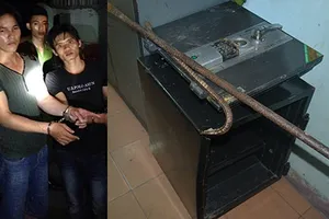 Bắt nhóm đạo chích chuyên trộm két sắt 