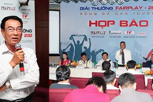 Giải thưởng Fair Play 2014 báo Pháp Luật TP.HCM: Văn hóa bóng đá 