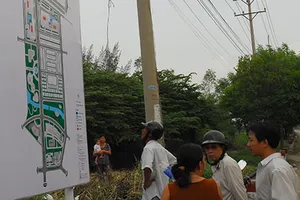 Cắm mốc giới để bớt vi phạm xây dựng