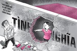 Bức tường chung làm mất tình xóm giềng