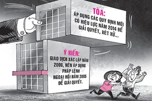 Tòa hồi tố sai luật