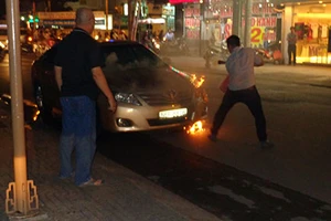 Cháy kho chứa hàng trong doanh trại 