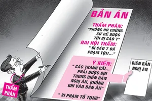 Bản án không được tiết lộ “nội tình nghị án”