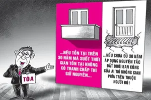 Tranh chấp ban công phải lưu ý thời điểm