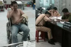 Tạm giữ “ông giám đốc” chống CSGT