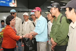 Thêm 184 lao động tại Libya về nước an toàn