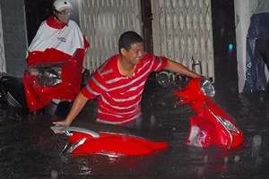 TP.HCM ngập trên diện rộng