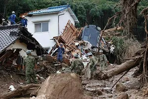 Lở đất ở Nhật, 36 người chết