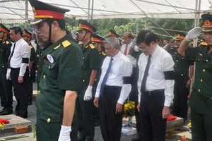 Truy điệu và an táng hơn 100 hài cốt liệt sĩ tại Đồng Nai