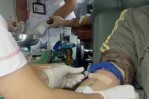 Mới xăm trổ thì không được hiến máu