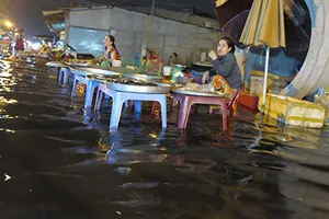 Triều cường đạt đỉnh, dân khổ sở