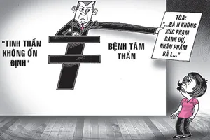 Chị kiện em vì mấy chữ ‘tinh thần không ổn định’