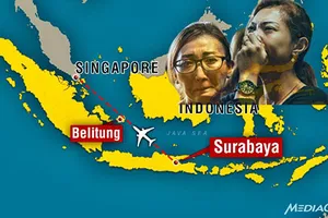 Máy bay giá rẻ AirAsia mất tích trên biển