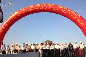 Đồng Nai: Thông xe cầu vượt nút giao Amata